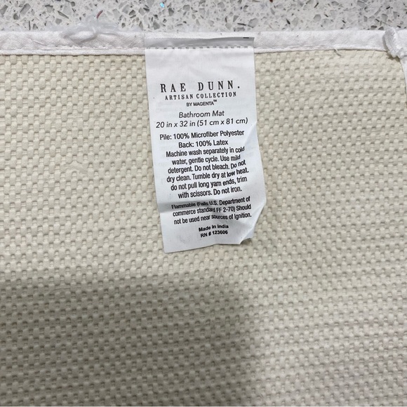 RAE DUNN Christmas Bathroom Mat/ Bath Rug - Picture 8 of 8